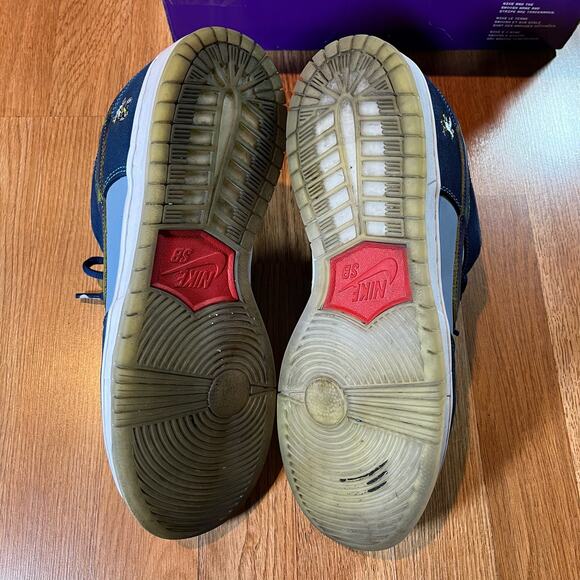 Nike x Why So Sad? SB Dunk Low Pro Coastal Blue DX5549-400 Sneakers US Size 10.5 - Picture 6 of 10